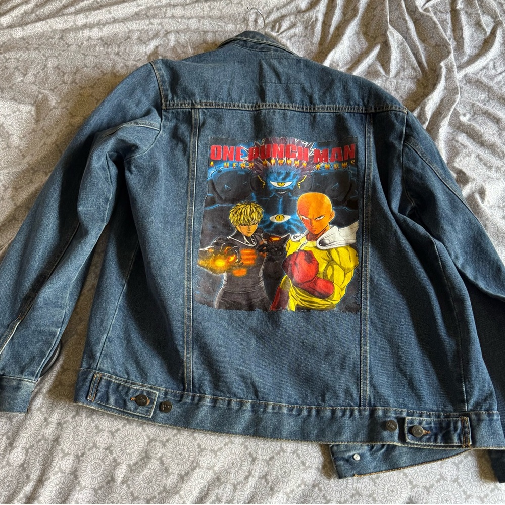 One Punch Man Denim Jacket